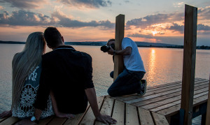 Fotograf am rumturnen